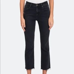 Pistola Ankle Cropped Raw Hem Jeans